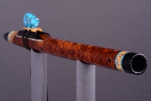 Brazilian Rosewood Burl Native American Flute, Minor, Mid G-4, #I31L (9)